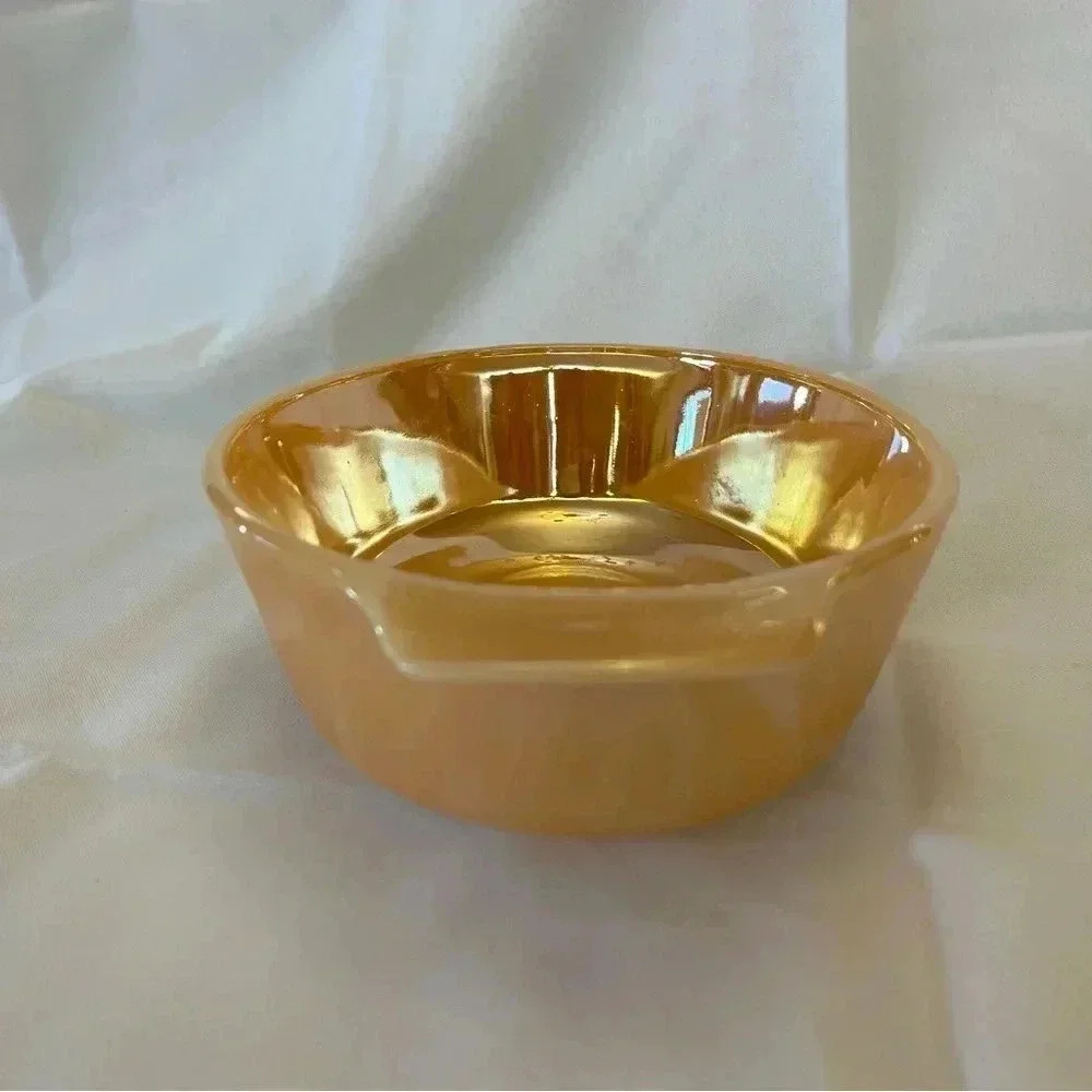 Vintage Orange Lusterware Casserole Dish - Picture 7 of 7